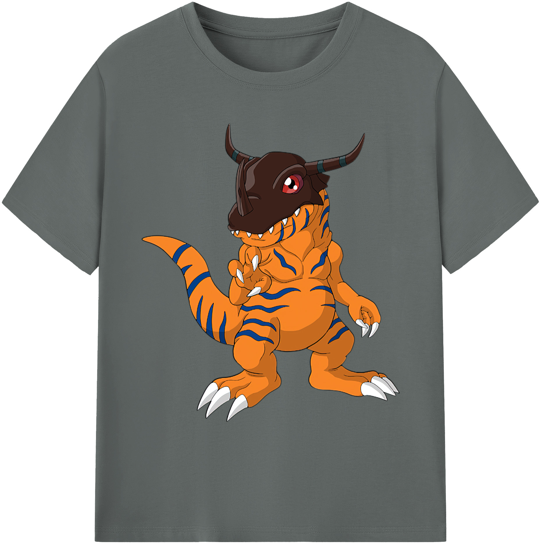 （画像用） Digimon デジタルモンスター/デジモン 綿100％ メンズ半袖Tシャツ｜肌触りやわらか＆通気性